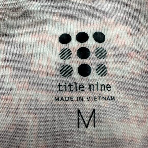 Title Nine Dress Womens Medium Pink Breeze Drape Neck Sleeveless Sporty Outdoor - Picture 6 of 11